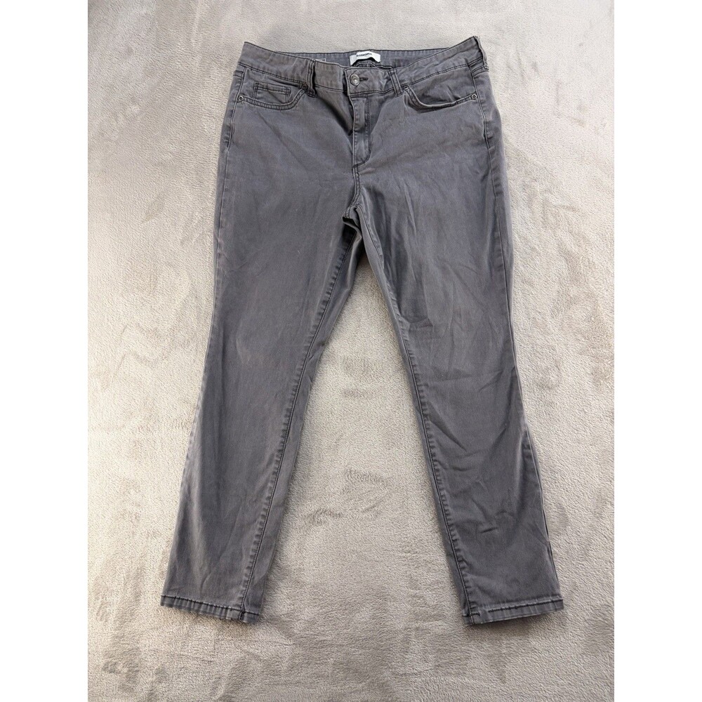 Sonoma Goods for Life Womens Skinny Jeans Size 14S Gray Stretch Jeggings